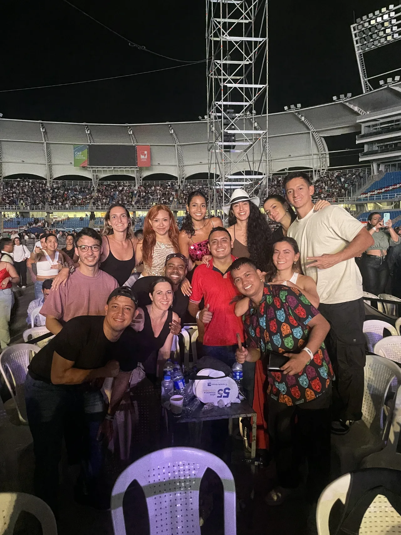 Internationale Gruppe bei der Feria de Cali 2024
