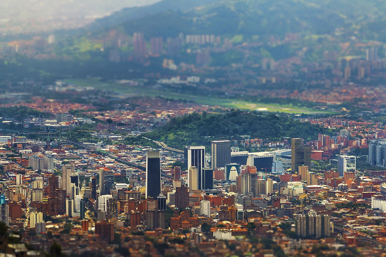 Panoramablick auf Medellín, Kolumbien